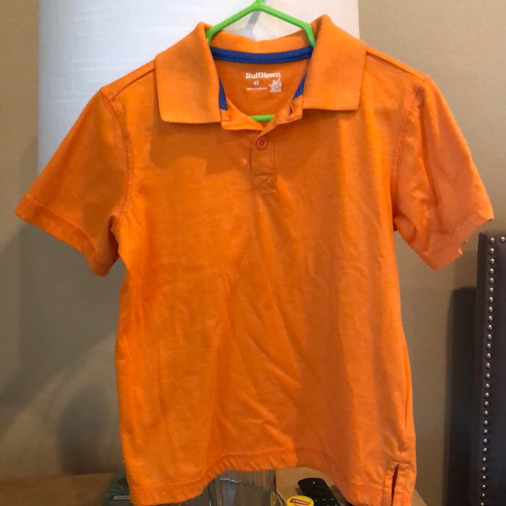 Boys orange shirt